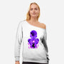 Prince Of Evil-Womens-Off Shoulder-Sweatshirt-spoilerinc