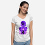 Prince Of Evil-Womens-V-Neck-Tee-spoilerinc