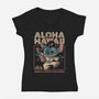 Aloha From Hawaii-Womens-V-Neck-Tee-Arigatees