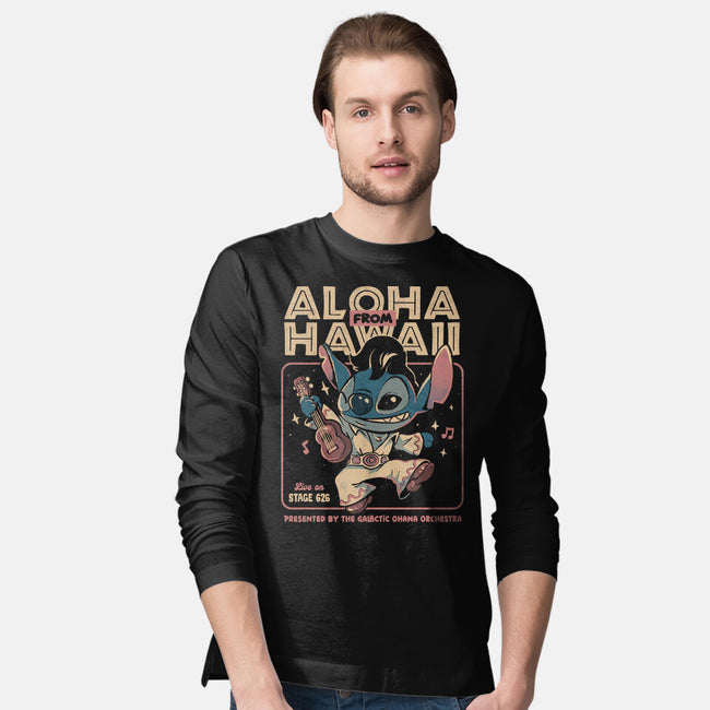 Aloha From Hawaii-Mens-Long Sleeved-Tee-Arigatees