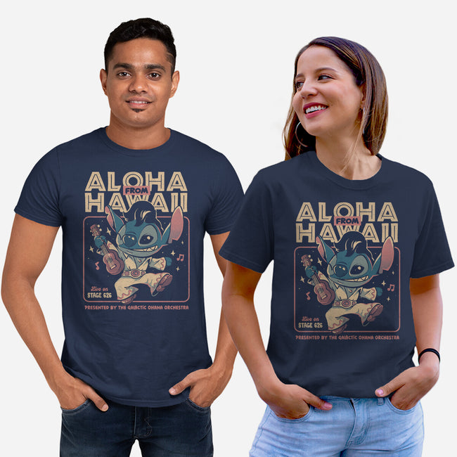 Aloha From Hawaii-Unisex-Basic-Tee-Arigatees