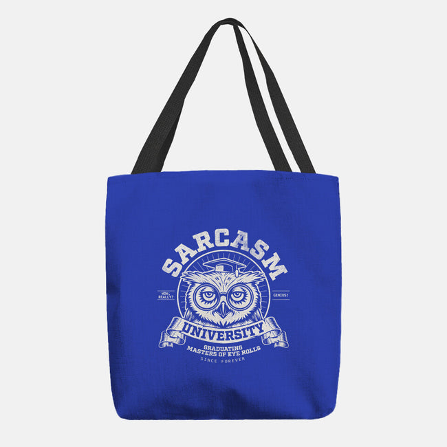 Sarcasm University-None-Basic Tote-Bag-Popnotic