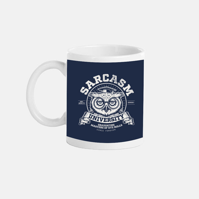 Sarcasm University-None-Mug-Drinkware-Popnotic