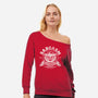 Sarcasm University-Womens-Off Shoulder-Sweatshirt-Popnotic