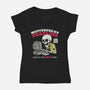 Motivated By Deadline-Womens-V-Neck-Tee-Popnotic