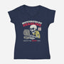 Motivated By Deadline-Womens-V-Neck-Tee-Popnotic