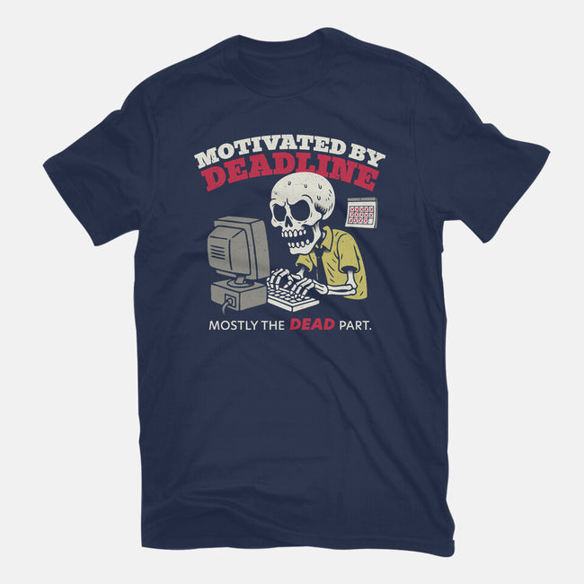 Motivated By Deadline-Unisex-Basic-Tee-Popnotic