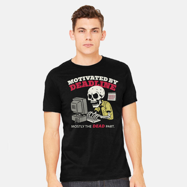 Motivated By Deadline-Mens-Heavyweight-Tee-Popnotic