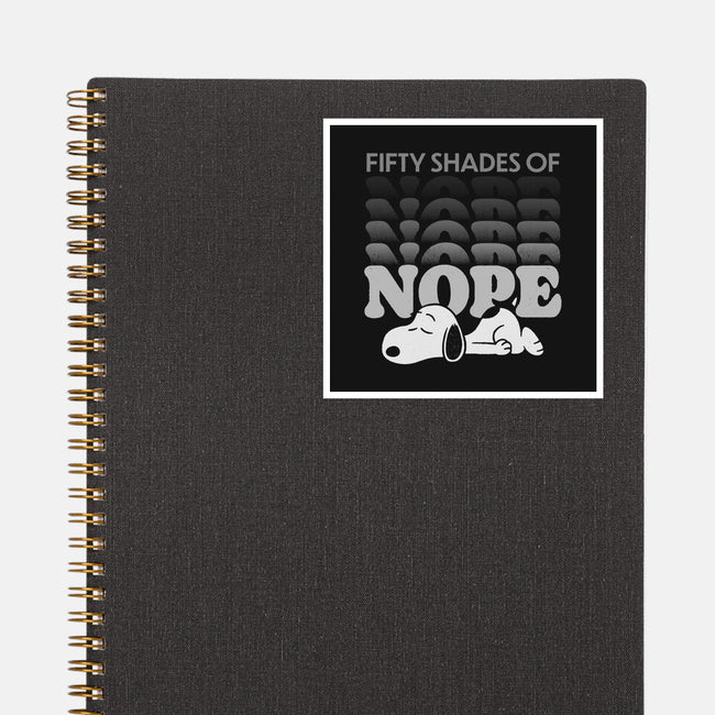 Fifty Shades Of Nope-None-Glossy-Sticker-Popnotic