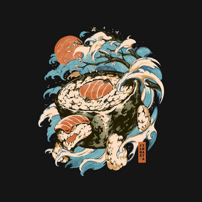 Turtle Sushi-None-Polyester-Shower Curtain-ilustrata