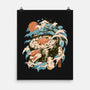 Turtle Sushi-None-Matte-Poster-ilustrata