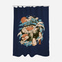 Turtle Sushi-None-Polyester-Shower Curtain-ilustrata