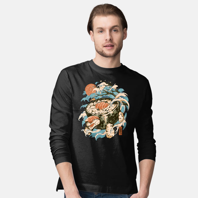 Turtle Sushi-Mens-Long Sleeved-Tee-ilustrata