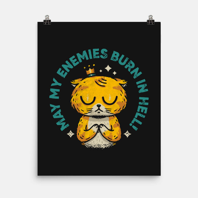Burn In Hell-None-Matte-Poster-Chinellatto