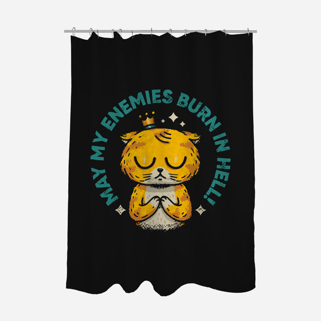 Burn In Hell-None-Polyester-Shower Curtain-Chinellatto