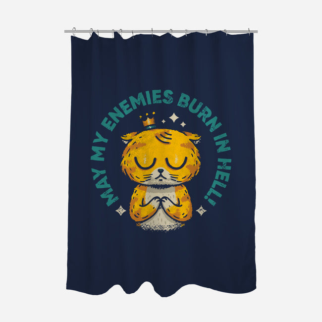 Burn In Hell-None-Polyester-Shower Curtain-Chinellatto