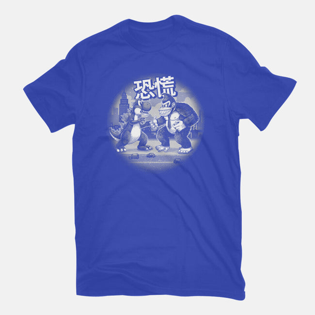 Kaiju Vs Kaiju-Womens-Fitted-Tee-Chinellatto