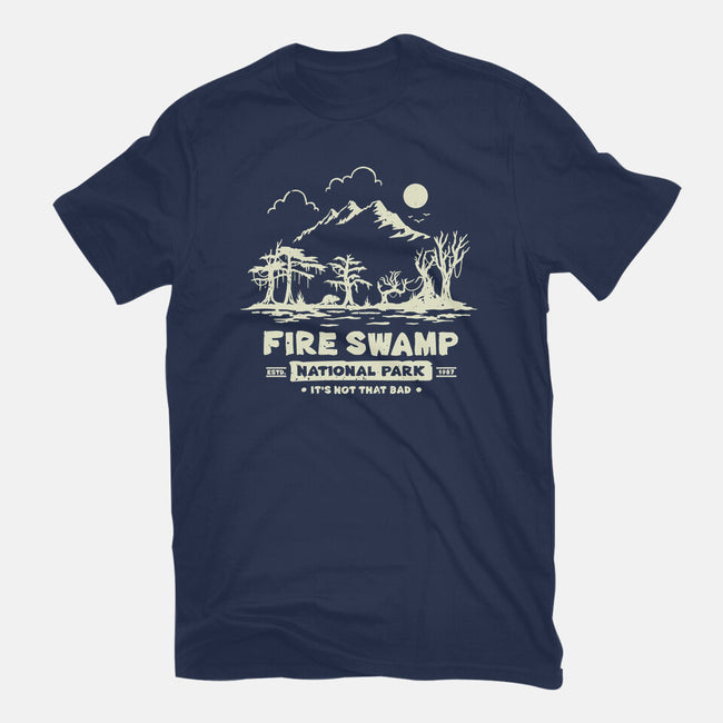 Fire Swamp National Park-Womens-Basic-Tee-retrodivision