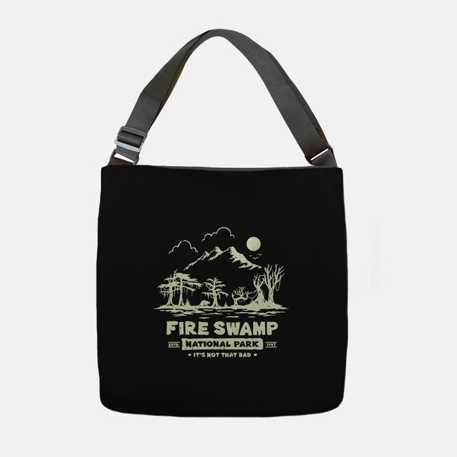Fire Swamp National Park-None-Adjustable Tote-Bag-retrodivision