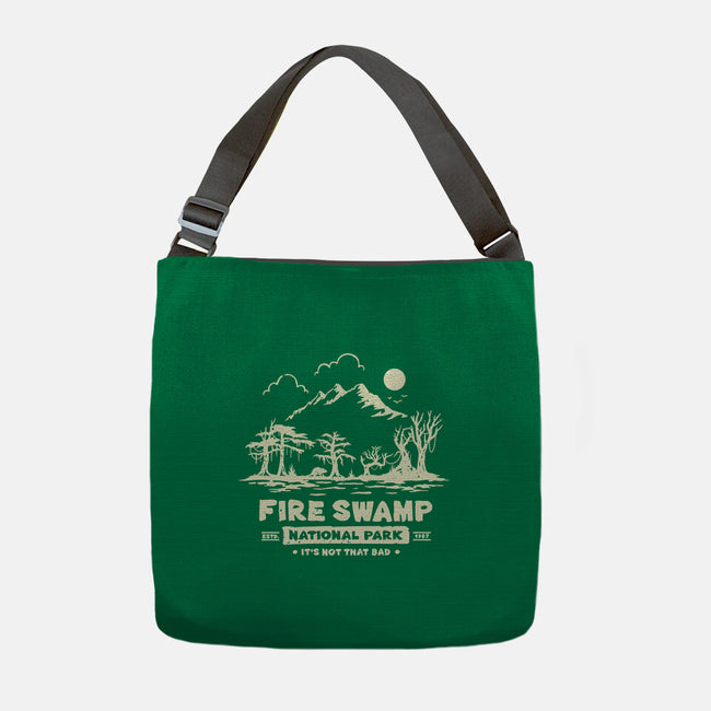 Fire Swamp National Park-None-Adjustable Tote-Bag-retrodivision