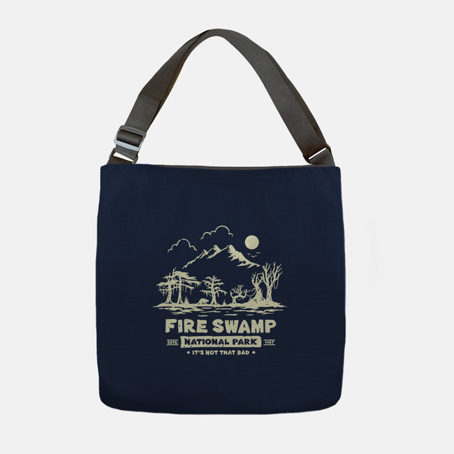 Fire Swamp National Park-None-Adjustable Tote-Bag-retrodivision