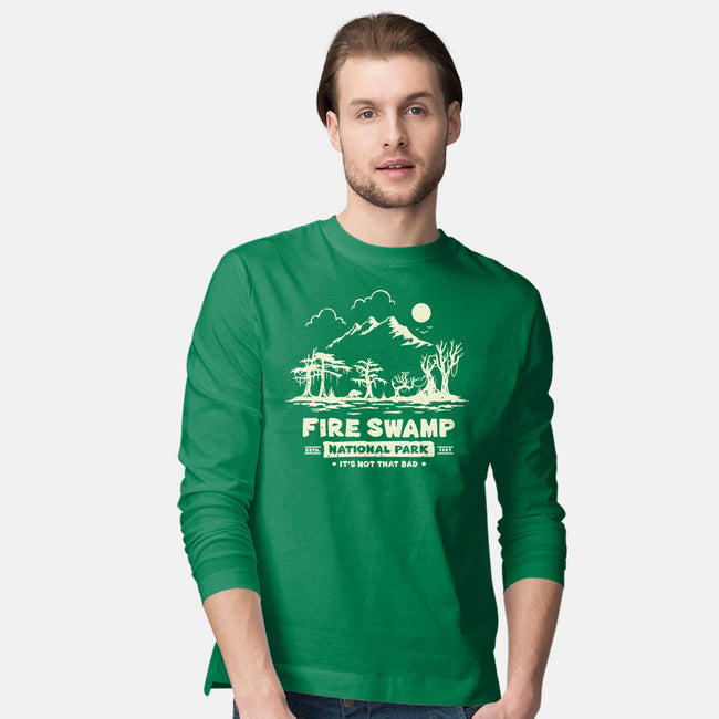 Fire Swamp National Park-Mens-Long Sleeved-Tee-retrodivision