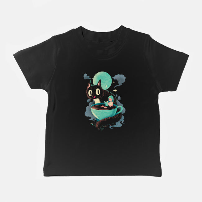 Books Coffee And Giant Cats-Baby-Basic-Tee-Chinellatto