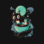 Books Coffee And Giant Cats-Mens-Basic-Tee-Chinellatto