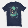 Books Coffee And Giant Cats-Mens-Basic-Tee-Chinellatto