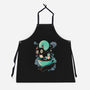 Books Coffee And Giant Cats-Unisex-Kitchen-Apron-Chinellatto