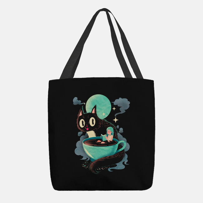 Books Coffee And Giant Cats-None-Basic Tote-Bag-Chinellatto
