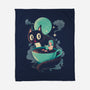 Books Coffee And Giant Cats-None-Fleece-Blanket-Chinellatto