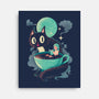 Books Coffee And Giant Cats-None-Stretched-Canvas-Chinellatto
