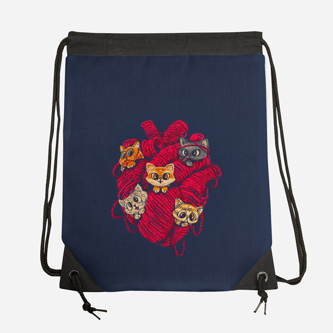 Wool Heart-None-Drawstring-Bag-Chinellatto