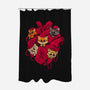 Wool Heart-None-Polyester-Shower Curtain-Chinellatto