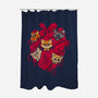 Wool Heart-None-Polyester-Shower Curtain-Chinellatto