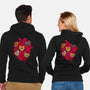 Wool Heart-Unisex-Zip-Up-Sweatshirt-Chinellatto