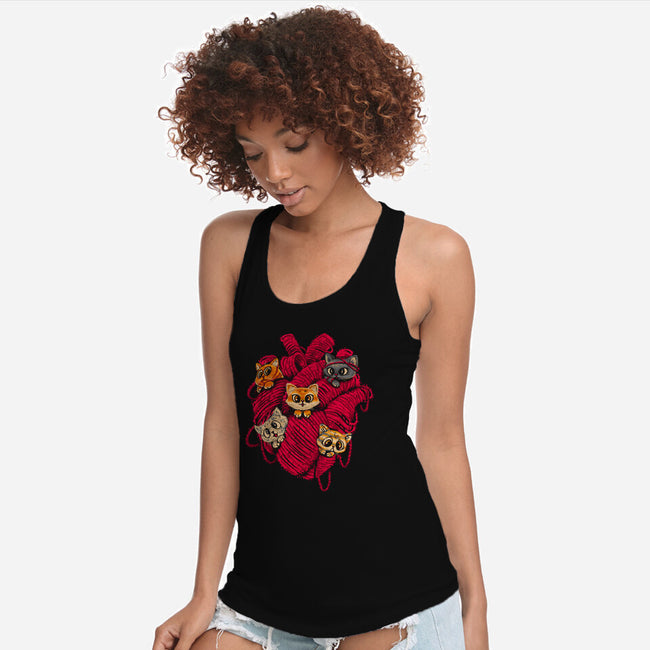Wool Heart-Womens-Racerback-Tank-Chinellatto