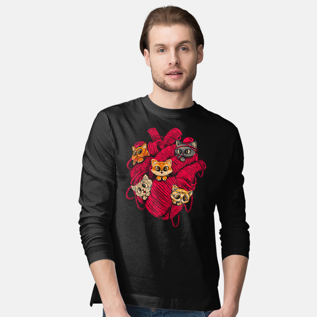 Wool Heart-Mens-Long Sleeved-Tee-Chinellatto