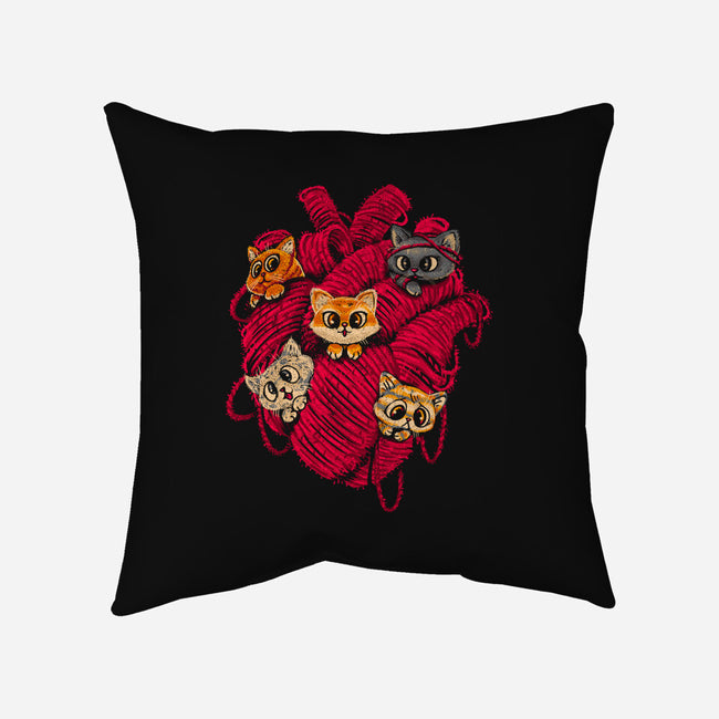 Wool Heart-None-Removable Cover w Insert-Throw Pillow-Chinellatto