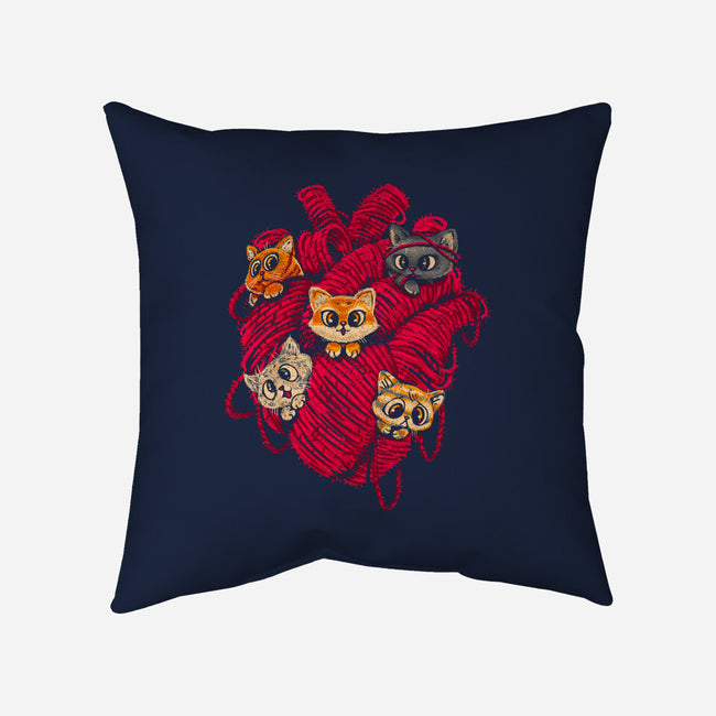 Wool Heart-None-Removable Cover w Insert-Throw Pillow-Chinellatto
