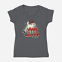 I Do Whatever I Want-Womens-V-Neck-Tee-Freecheese