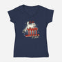 I Do Whatever I Want-Womens-V-Neck-Tee-Freecheese