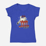 I Do Whatever I Want-Womens-V-Neck-Tee-Freecheese