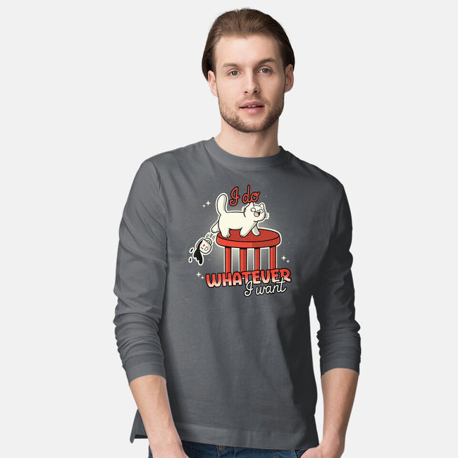 I Do Whatever I Want-Mens-Long Sleeved-Tee-Freecheese