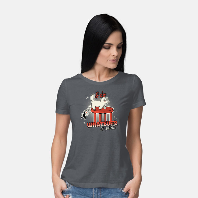 I Do Whatever I Want-Womens-Basic-Tee-Freecheese