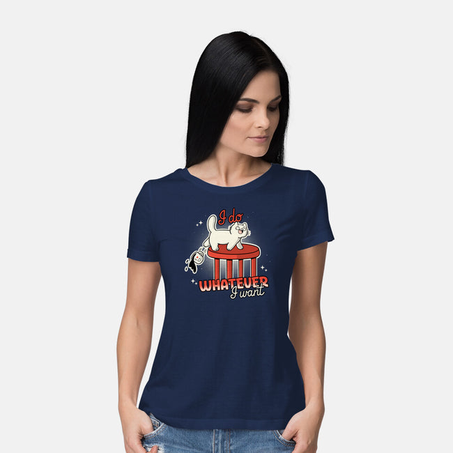I Do Whatever I Want-Womens-Basic-Tee-Freecheese