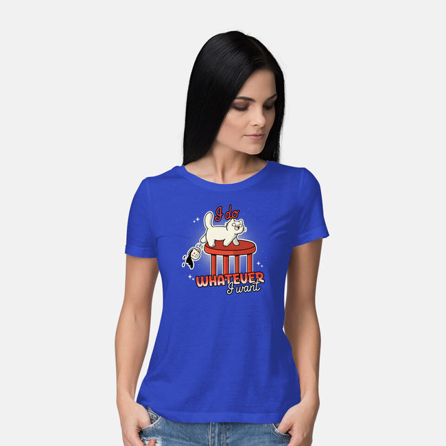 I Do Whatever I Want-Womens-Basic-Tee-Freecheese