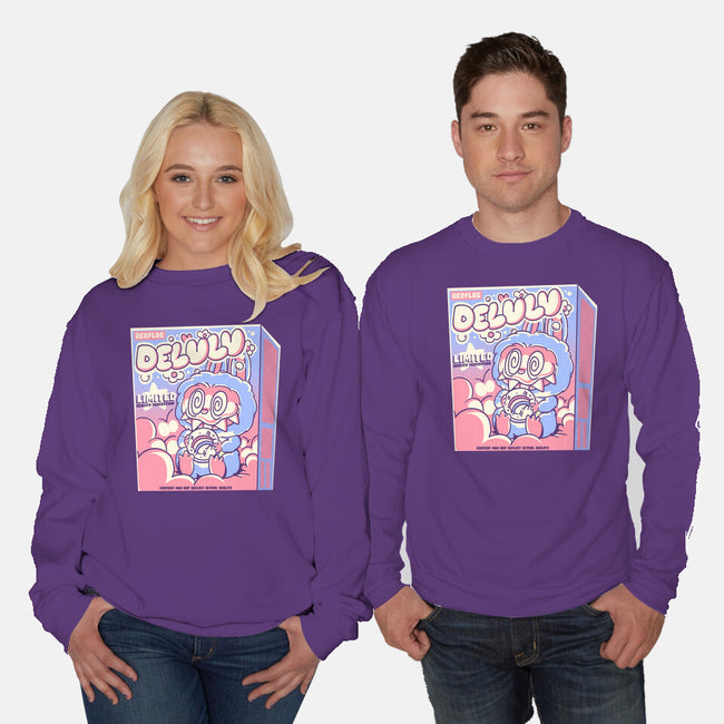 Delulu-Unisex-Crew Neck-Sweatshirt-estudiofitas
