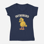 Introbird-Womens-V-Neck-Tee-alfbocreative